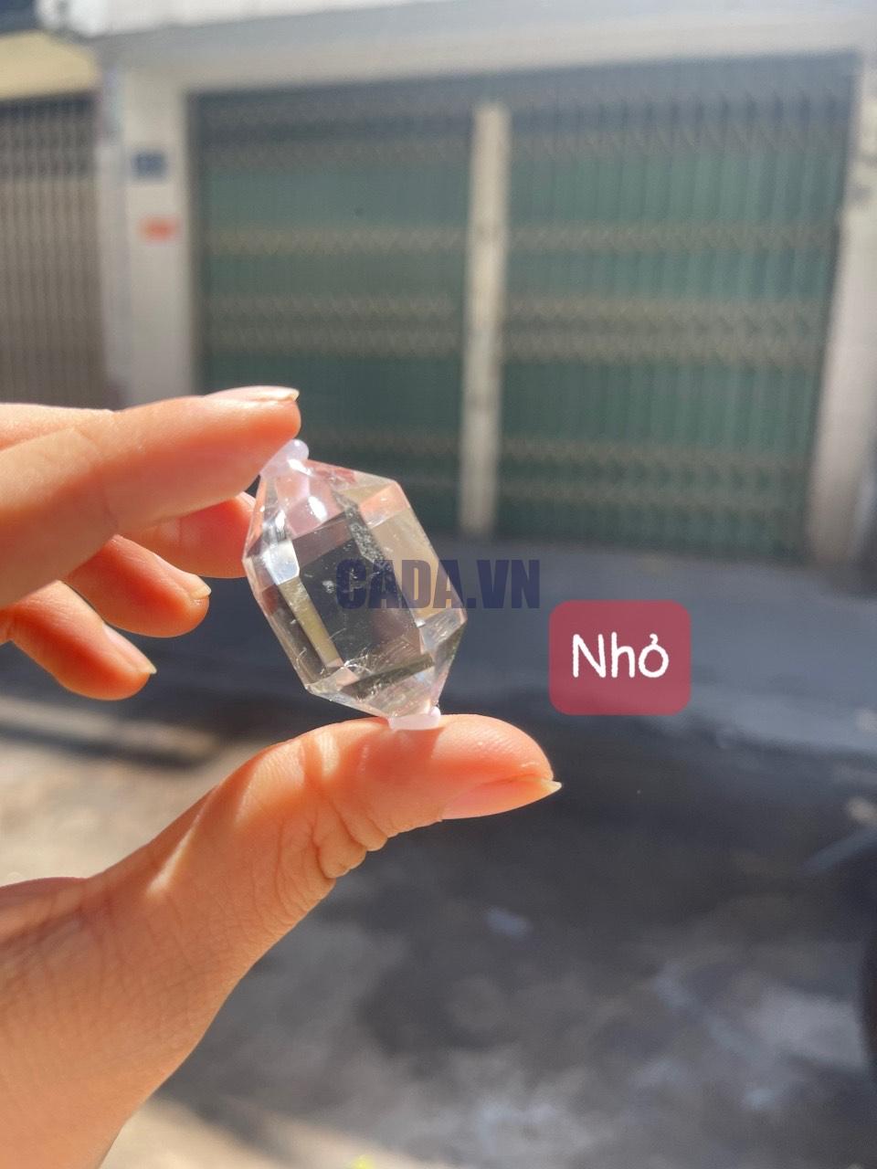 Thạch Anh Trắng trong 2 đầu - Clear Quartz double point