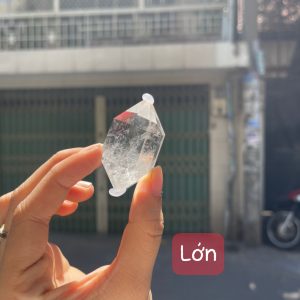 Thạch Anh Trắng trong 2 đầu - Clear Quartz double point 