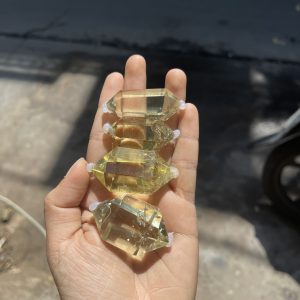 Thạch Anh Vàng 2 đầu - Citrine double point