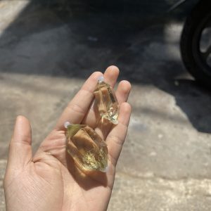 Thạch Anh Vàng 2 đầu - Citrine double point