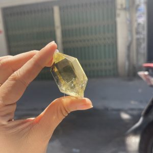 Thạch Anh Vàng 2 đầu - Citrine double point