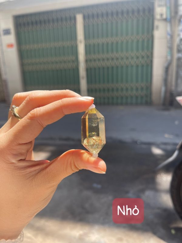 Thạch Anh Vàng 2 đầu - Citrine double point