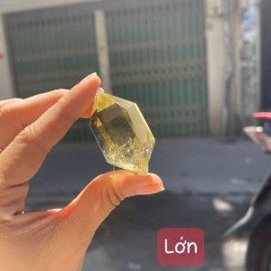 Thạch Anh Vàng 2 đầu - Citrine double point