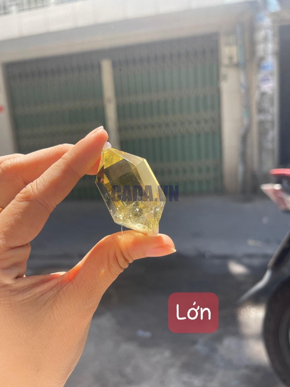 Thạch Anh Vàng 2 đầu - Citrine double point