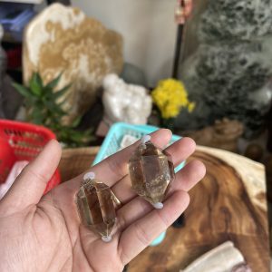 Thạch Anh Khói 2 đầu - Smoky Quartz double point