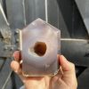 Trụ đá Mã Não có hốc – Agate Druzy Geode Tower (NH2), KT: 10.5x9CM, KL: 0.64 KG