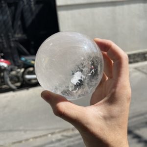 Bi cầu Thạch Anh Trắng – Clear Quartz Sphere (TAT16), KL: 1.046KG