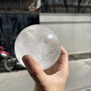 Bi cầu Thạch Anh Trắng – Clear Quartz Sphere (TAT17), KL: 1.164KG