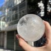 Bi cầu Thạch Anh Trắng – Clear Quartz Sphere (TAT19), KL: 0.846 KG