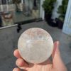 Bi cầu Thạch Anh Trắng – Clear Quartz Sphere (TAT20), KL: 0.626 KG