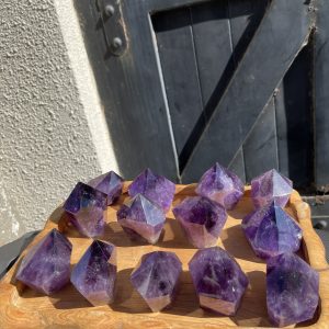 Chóp Thạch Anh Tím lục giác - Amethyst Hexagonal Point