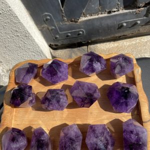 Chóp Thạch Anh Tím lục giác - Amethyst Hexagonal Point