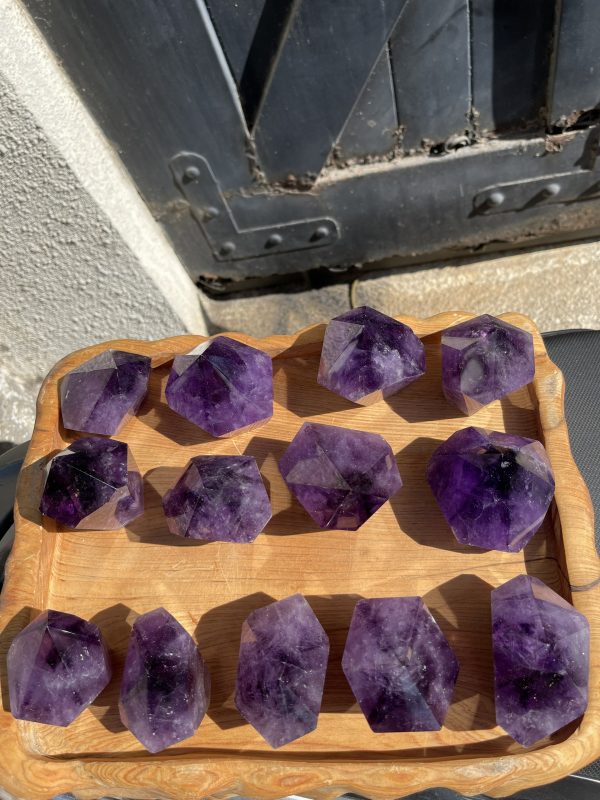Chóp Thạch Anh Tím lục giác - Amethyst Hexagonal Point