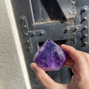 Chóp Thạch Anh Tím lục giác - Amethyst Hexagonal Point