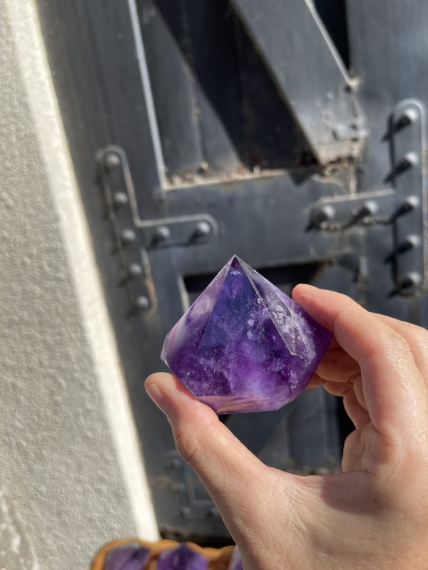 Chóp Thạch Anh Tím lục giác - Amethyst Hexagonal Point