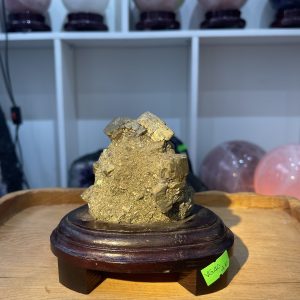 ĐÁ VÀNG GĂM – Pyrite, KT: C12xN8.5 CM (VG40)