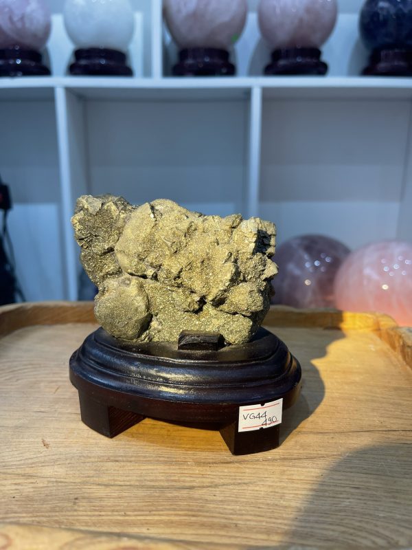 ĐÁ VÀNG GĂM – Pyrite, KT: C12xN10 CM (VG44)