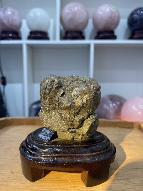 ĐÁ VÀNG GĂM – Pyrite, KT: C12xN7 CM (VG45)