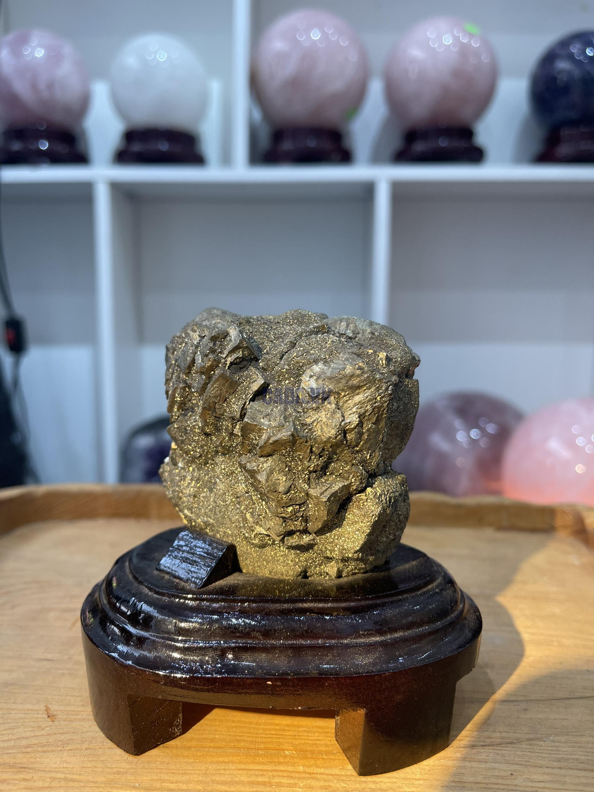 ĐÁ VÀNG GĂM – Pyrite, KT: C12xN7 CM (VG45)