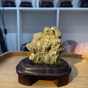 ĐÁ VÀNG GĂM – Pyrite, KT: C12.5xN8.5 CM (VG46)