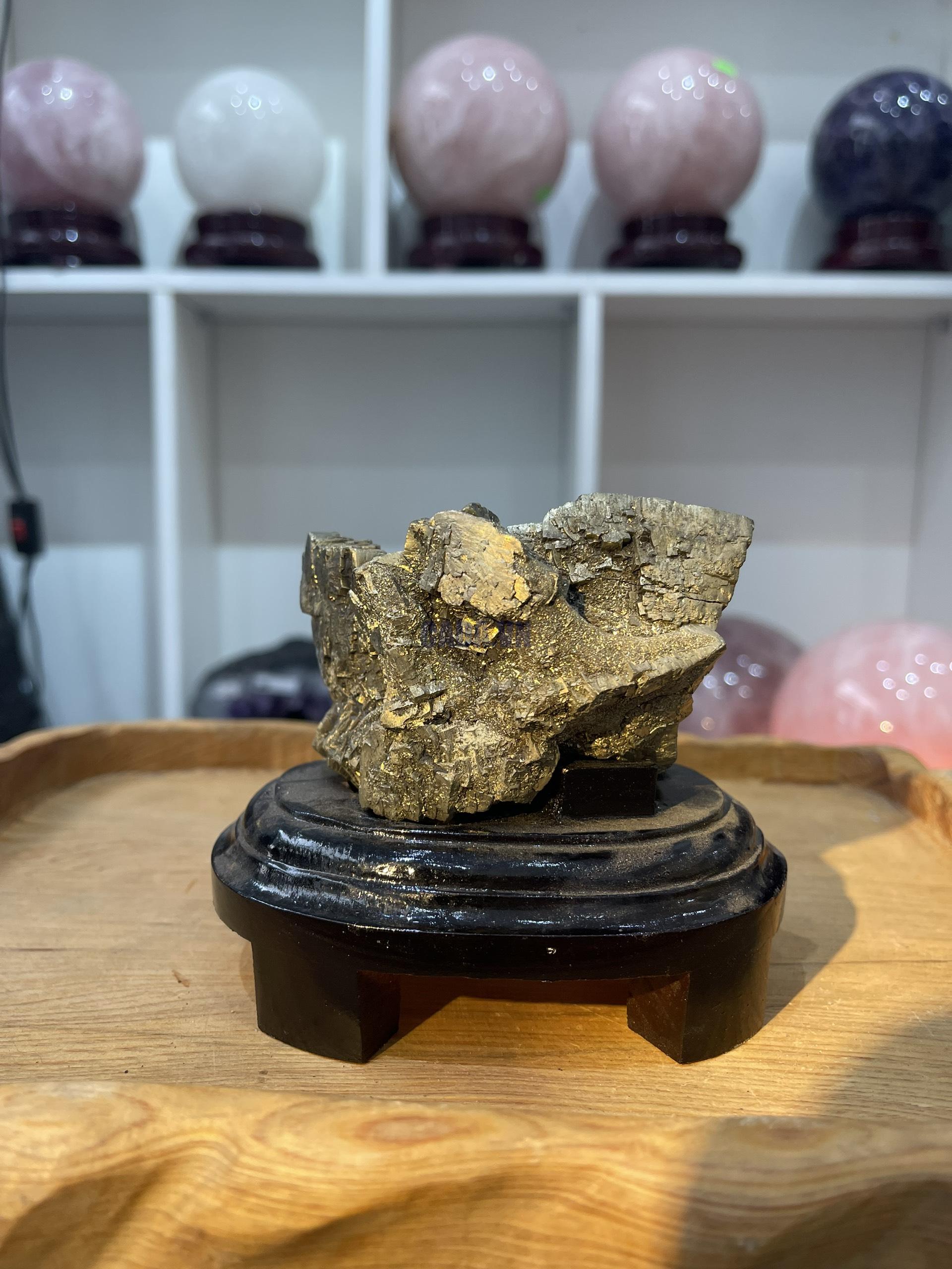 ĐÁ VÀNG GĂM – Pyrite, KT: C11xN10 CM (VG47)