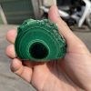 ĐÁ LÔNG CÔNG – ĐÁ KHỔNG TƯỚC – MALACHITE (LC7), KT: 6×5 CM; KL: 0.086KG