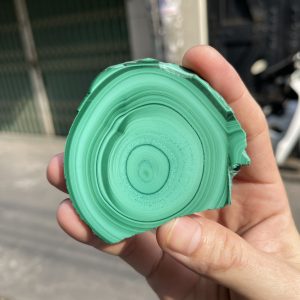 ĐÁ LÔNG CÔNG – ĐÁ KHỔNG TƯỚC – MALACHITE (LC8), KT: 7.5×7 CM; KL: 0.214KG