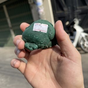 ĐÁ LÔNG CÔNG – ĐÁ KHỔNG TƯỚC – MALACHITE (LC15), KT: 5.5×5.3 CM; KL: 0.112KG