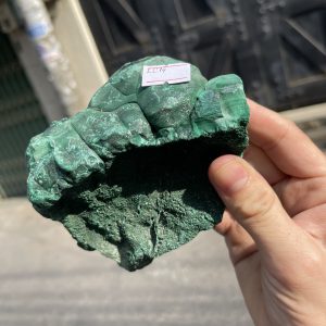 ĐÁ LÔNG CÔNG – ĐÁ KHỔNG TƯỚC – MALACHITE (LC14), KT: 13.5×10.5 CM; KL: 0.936KG