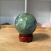 Bi cầu Fluorite Xanh - Green Fluorite Sphere (BX40), ĐK: 6.4 CM, KL: 0.444 KG
