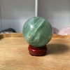 Bi cầu Fluorite Xanh - Green Fluorite Sphere (BX34), ĐK: 6.5 CM, KL: 0.465 KG