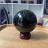 Bi cầu Thạch Anh Đen - Black Quartz Sphere (BĐE22), KL: 0.954 KG, ĐK: 8.8 CM