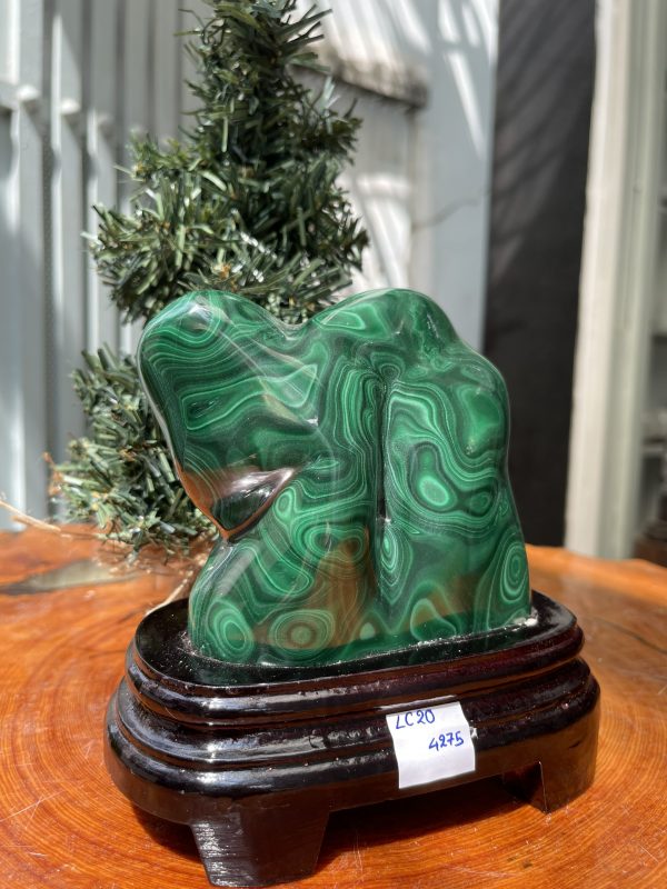 ĐÁ LÔNG CÔNG – ĐÁ KHỔNG TƯỚC – MALACHITE (LC20)