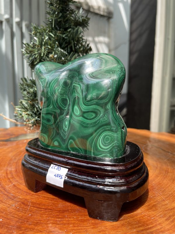 ĐÁ LÔNG CÔNG – ĐÁ KHỔNG TƯỚC – MALACHITE (LC20)