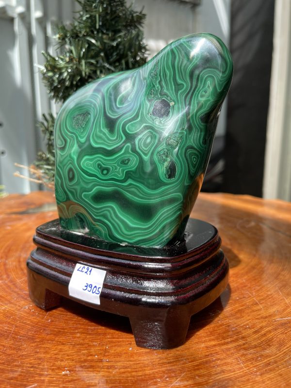 ĐÁ LÔNG CÔNG – ĐÁ KHỔNG TƯỚC – MALACHITE (LC21)