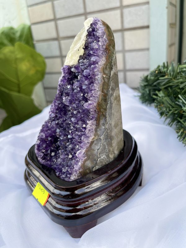 HỐC THẠCH ANH TÍM NHỎ – SMALL AMETHYST GEODE TU103