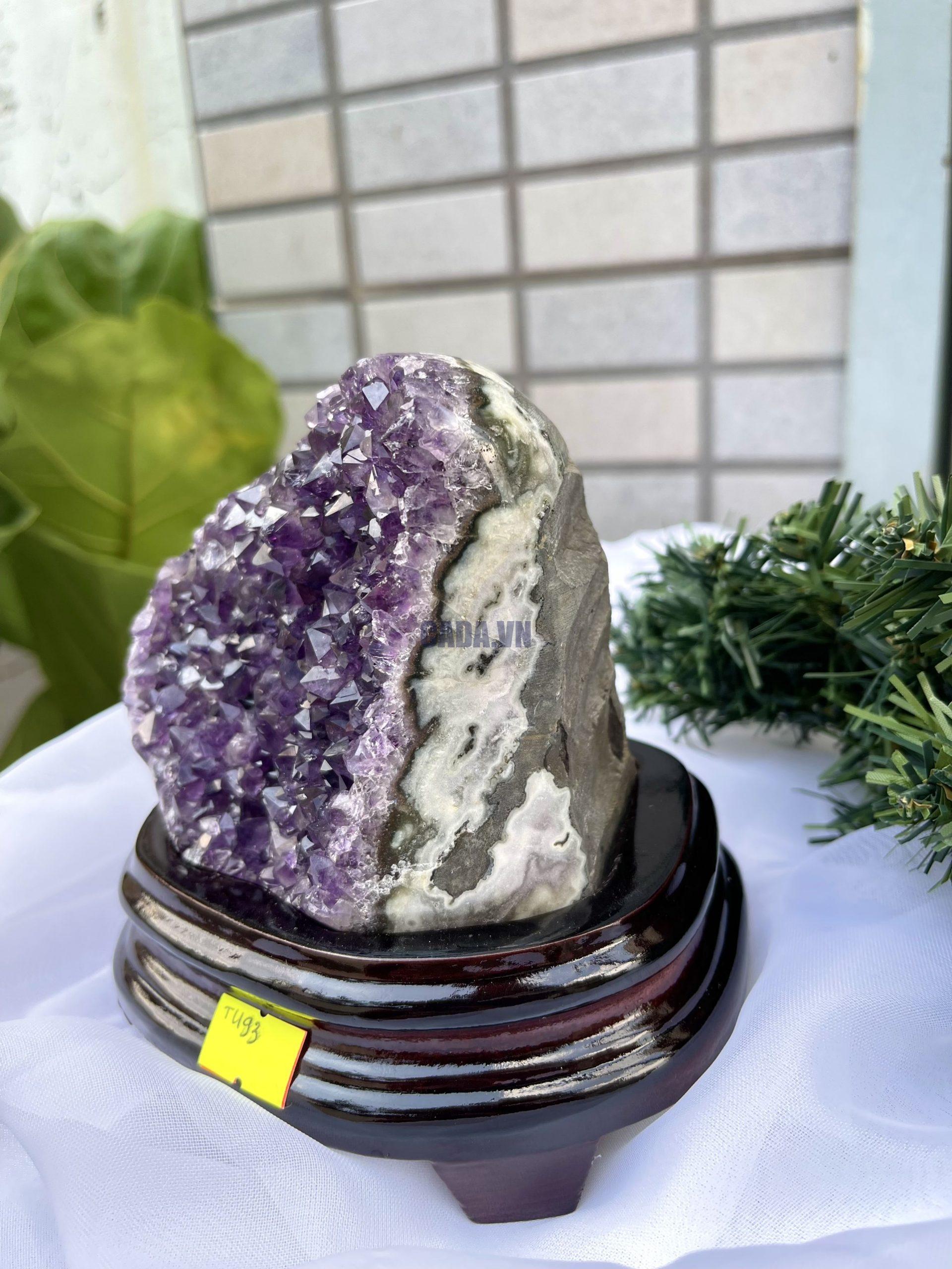 HỐC THẠCH ANH TÍM NHỎ – SMALL AMETHYST GEODE TU93