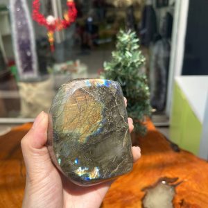 ĐÁ XÀ CỪ Labradorite – KT 9x7 cm, KL 0.448kg (XC119)