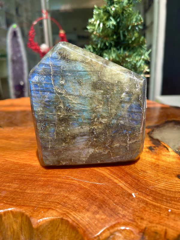 ĐÁ XÀ CỪ Labradorite – KT 10.5x9.5 cm, KL 1.02kg (XC120)