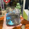ĐÁ XÀ CỪ Labradorite – KT 10.5×9.5 cm, KL 1.02kg (XC120)