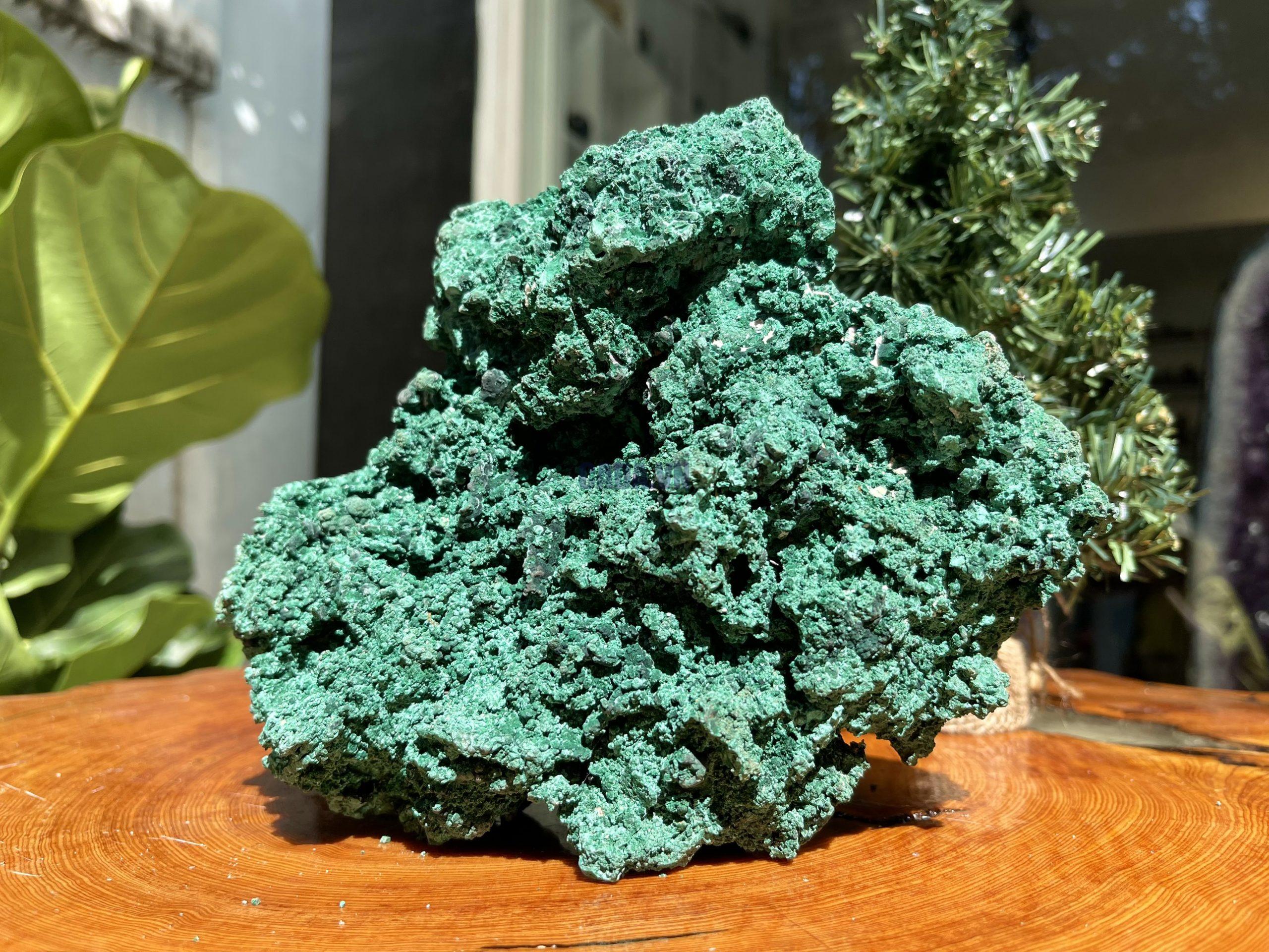 MALACHITE RAW - ĐÁ LÔNG CÔNG THÔ – ĐÁ KHỔNG TƯỚC THÔ (TLC2)