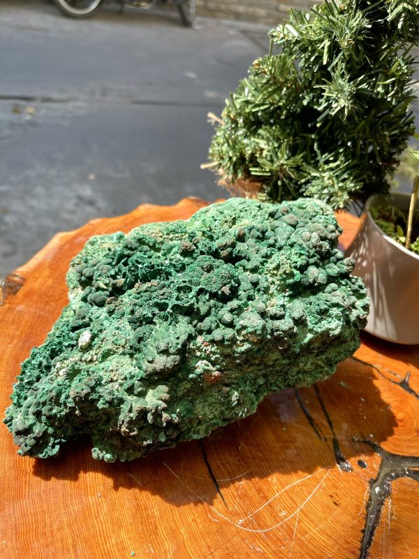 MALACHITE RAW - ĐÁ LÔNG CÔNG THÔ – ĐÁ KHỔNG TƯỚC THÔ (TLC7)