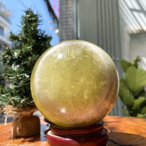 Bi cầu Thạch Anh Vàng – Citrine Sphere (BV51)