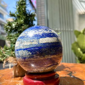 Bi cầu Đá Thiên Thanh - Lapis Lazuli Sphere (BX12)