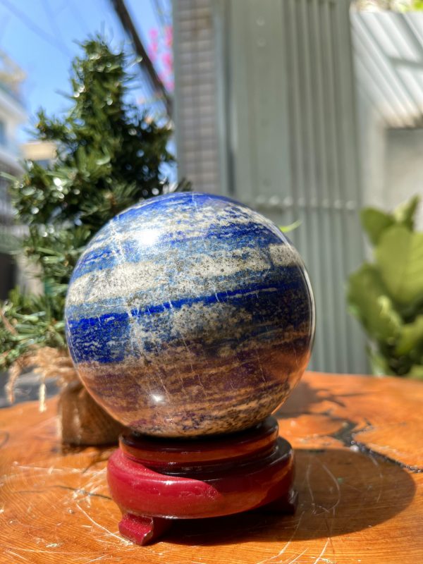 Bi cầu Đá Thiên Thanh - Lapis Lazuli Sphere (BX12)