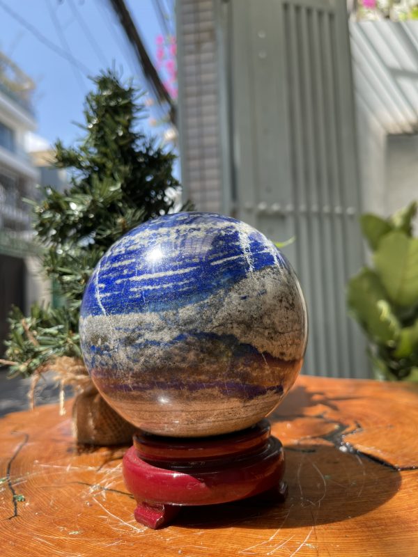 Bi cầu Đá Thiên Thanh - Lapis Lazuli Sphere (BX11)