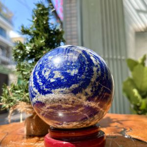 Bi cầu Đá Thiên Thanh - Lapis Lazuli Sphere (BX11)