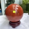 QUẢ CẦU PHONG THỦY NGỌC BÍCH ĐỎ-JASPER ĐK 13,2 CM (BĐ04)
