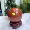 QUẢ CẦU PHONG THỦY NGỌC BÍCH ĐỎ-JASPER ĐK 9,6 CM (BĐ05)