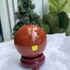 QUẢ CẦU PHONG THỦY NGỌC BÍCH ĐỎ-JASPER ĐK 9,2 CM (BĐ09)